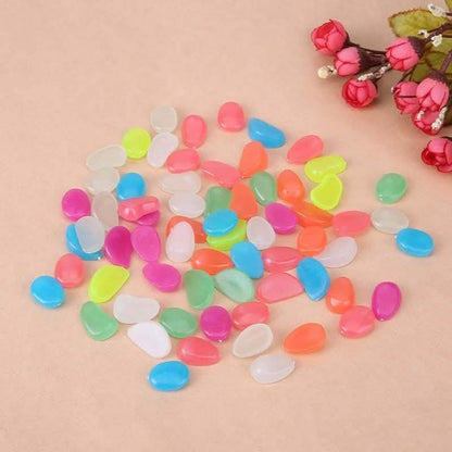 100-Pieces: Glow in the Dark Luminous Stones DailySale