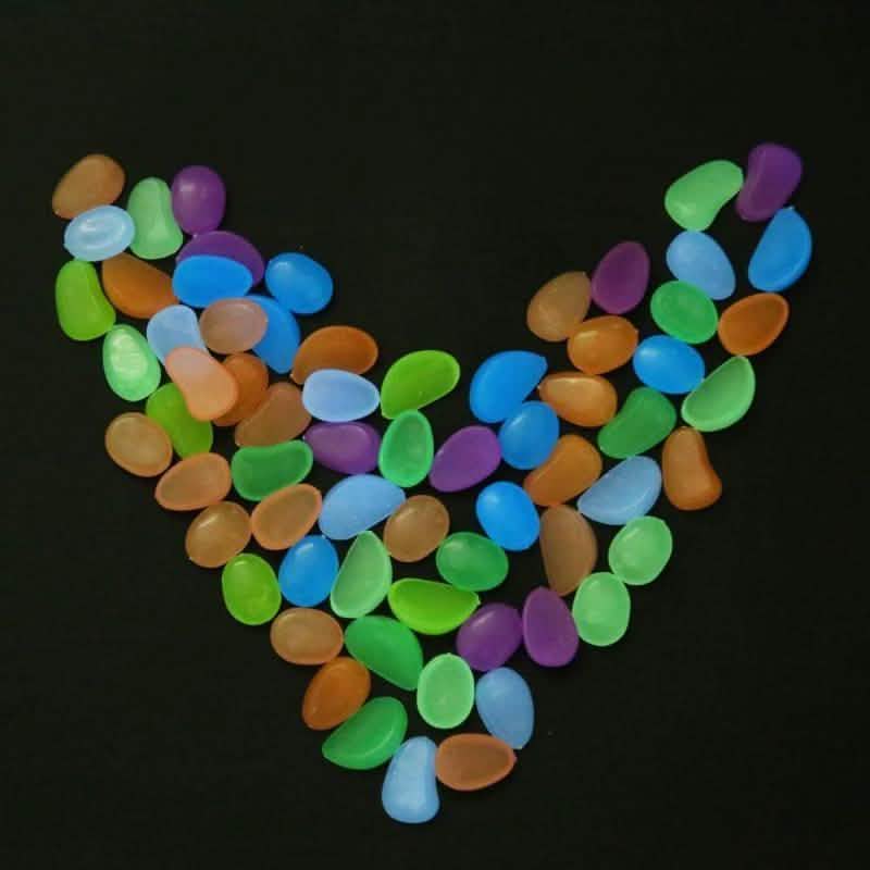 100-Pieces: Glow in the Dark Luminous Stones DailySale