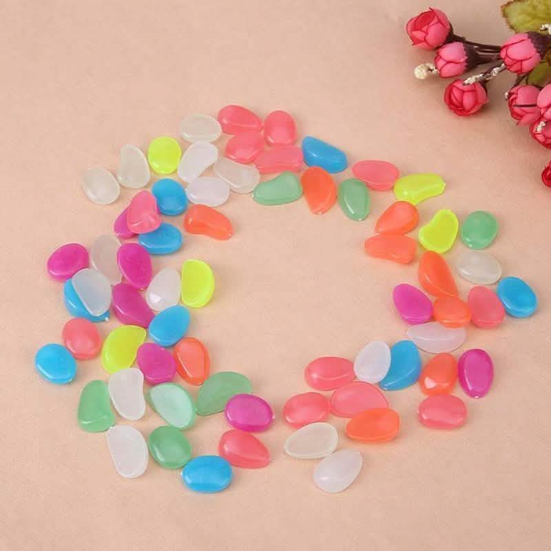 100-Pieces: Glow in the Dark Luminous Stones DailySale