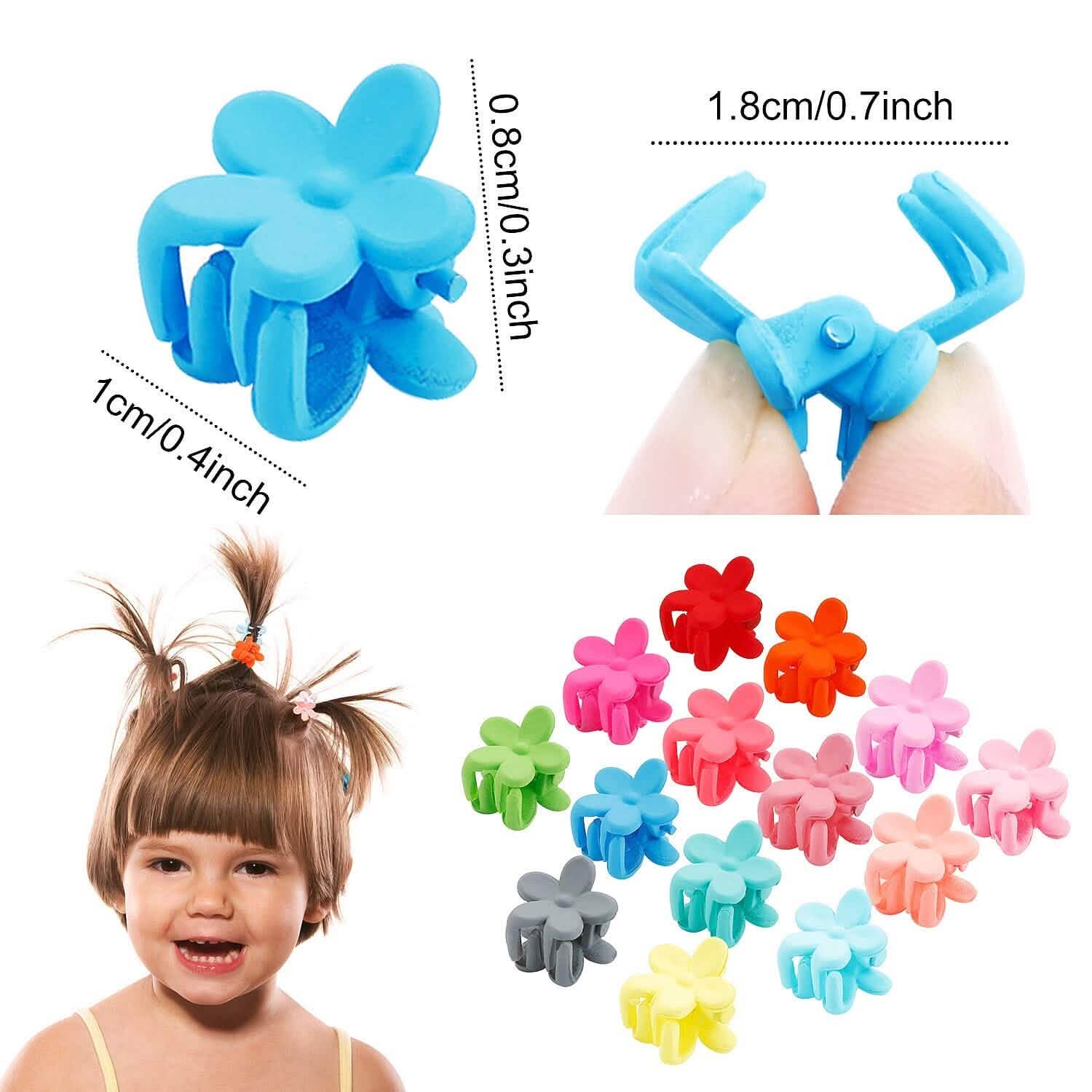 100-Pieces: Non-Slip Colorful Mini Hair Claw Clips Clamps Accessories DailySale