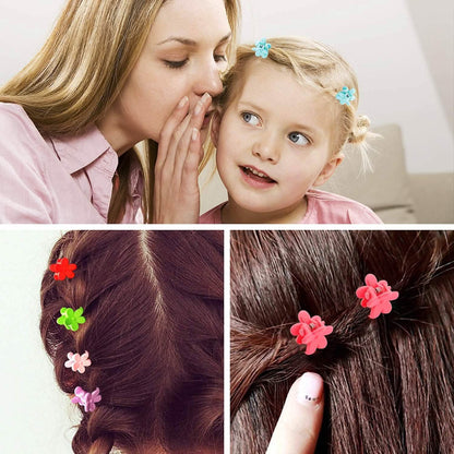 100-Pieces: Non-Slip Colorful Mini Hair Claw Clips Clamps Accessories DailySale