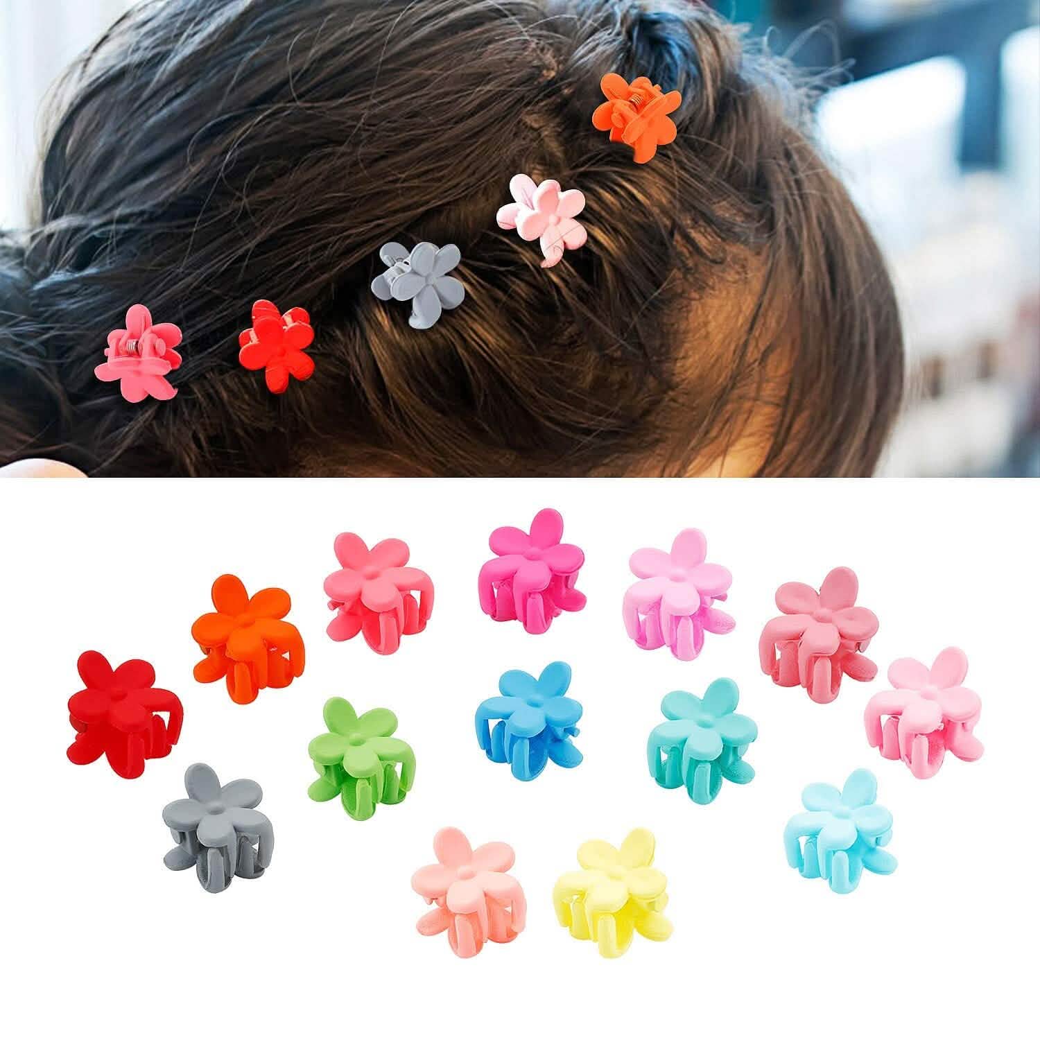 100-Pieces: Non-Slip Colorful Mini Hair Claw Clips Clamps Accessories DailySale