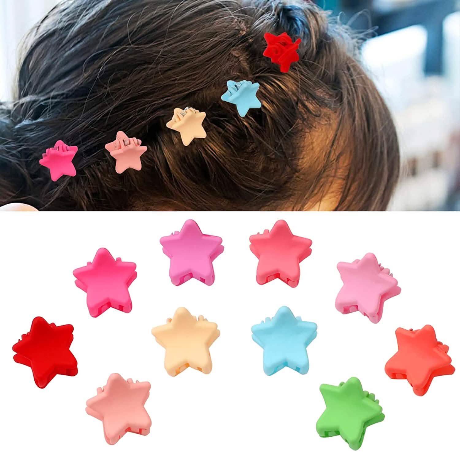 100-Pieces: Non-Slip Colorful Mini Hair Claw Clips Clamps Accessories DailySale