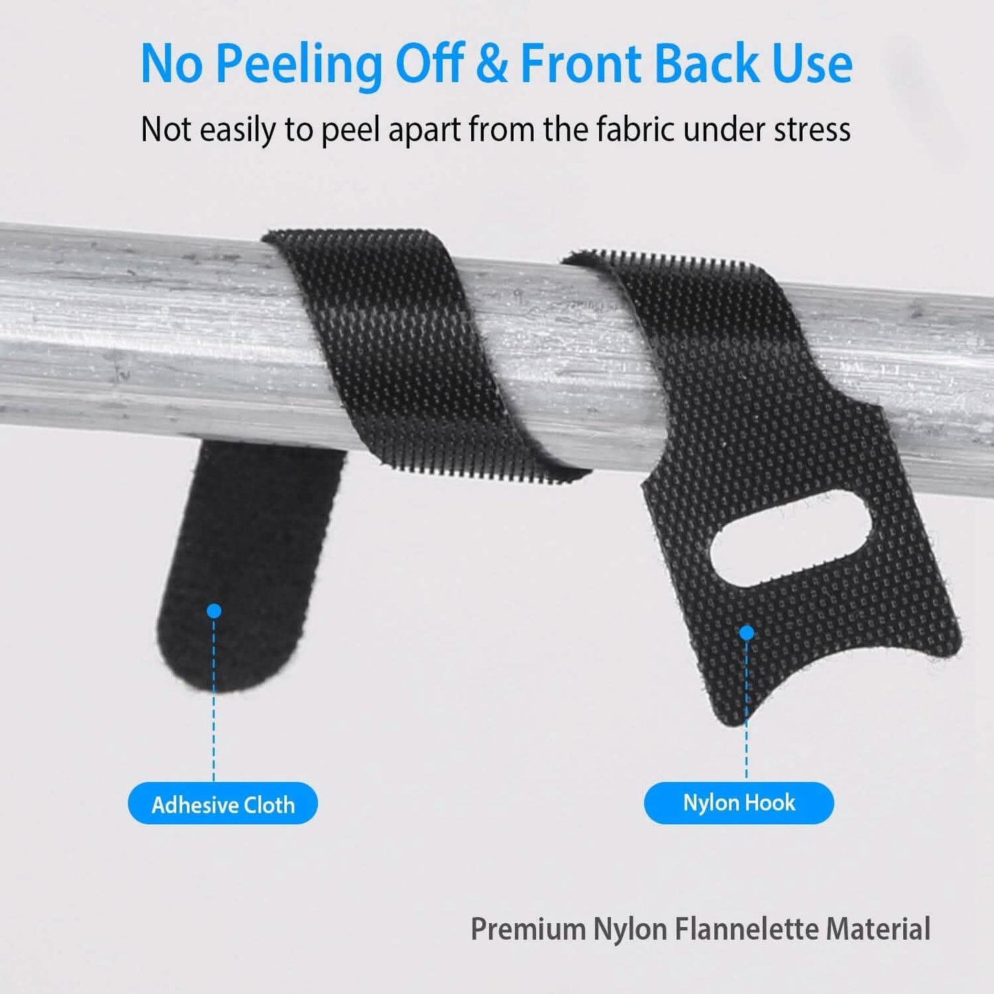 100-Pieces: Reusable Cable Ties 6" Wire Management Holder DailySale