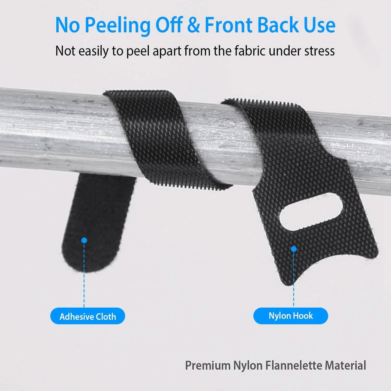 100-Pieces: Reusable Cable Ties 6" Wire Management Holder DailySale