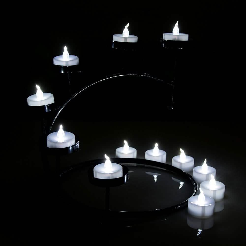 100-Pieces: White LED Candle Tea Light DailySale