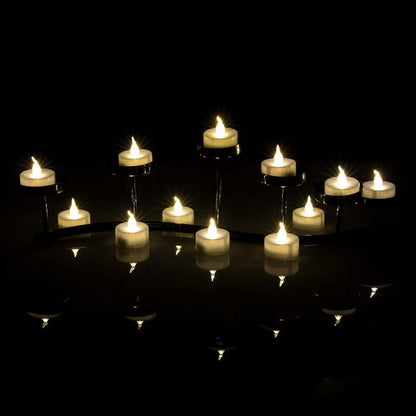 100-Pieces: White LED Candle Tea Light DailySale