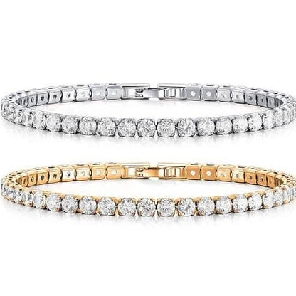 10.00 CTTW Round Cut Tennis Bracelet DailySale