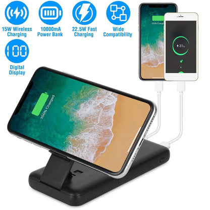 1000 mAh Wireless Foldable Power Bank DailySale