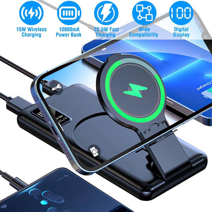 1000 mAh Wireless Foldable Power Bank DailySale