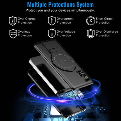 1000 mAh Wireless Foldable Power Bank DailySale