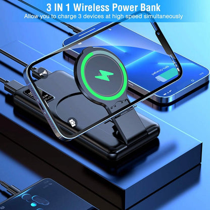 1000 mAh Wireless Foldable Power Bank DailySale