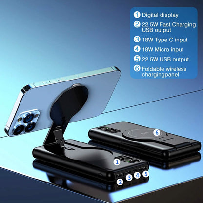 1000 mAh Wireless Foldable Power Bank DailySale