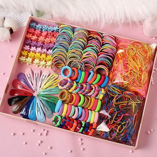 1000-Piece Set: Colorful Hair Ties Set Hair Scrunchies for Women DailySale
