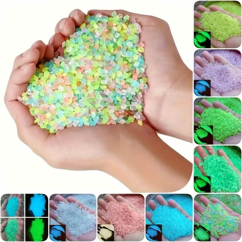 1000-Pieces: Luminous Glowing Stones for Garden, Plants, Aquarium & More DailySale