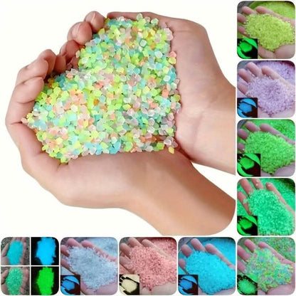 1000-Pieces: Luminous Glowing Stones for Garden, Plants, Aquarium & More DailySale