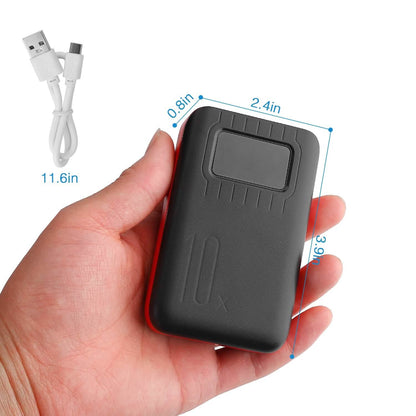 10000 mAh Portable Powerbank Dual USB Charger Port with LCD Display DailySale