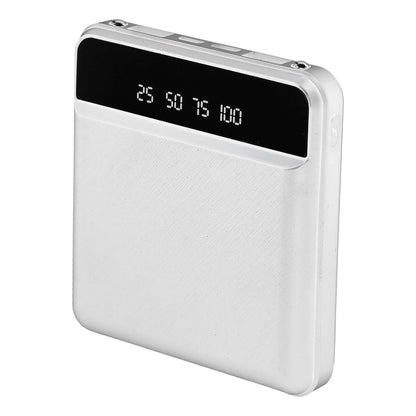 10000 mAh Portable Powerbank Mini with Dual USB Ports LCD Display DailySale