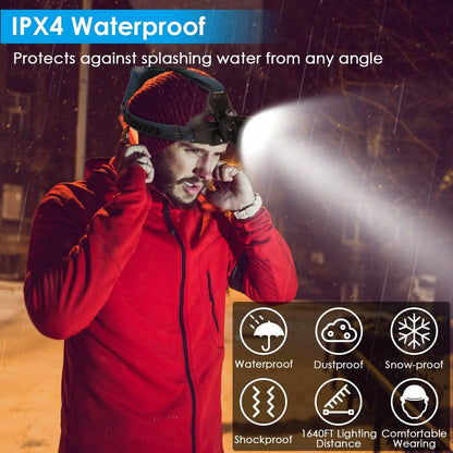 100000LM LED 7 Lighting  Modes Rechargeable Headlights DailySale