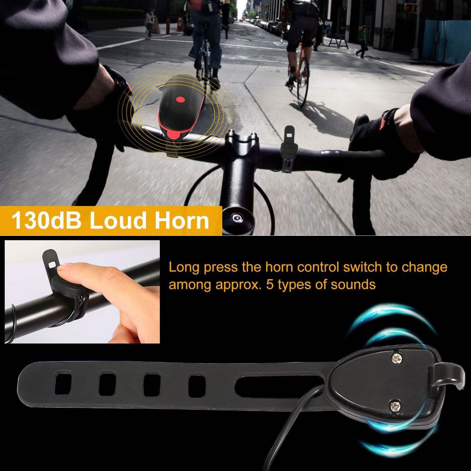 10000LM Bike Headlight USB Rechargeable DailySale