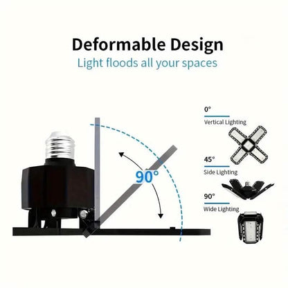 10000LM Super Bright 3 Leaf LED Garage Light Bulbs DailySale