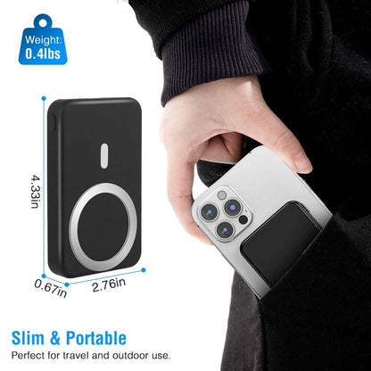 10000mAh Magnetic Wireless Power Bank 22.5W Fast Charging DailySale