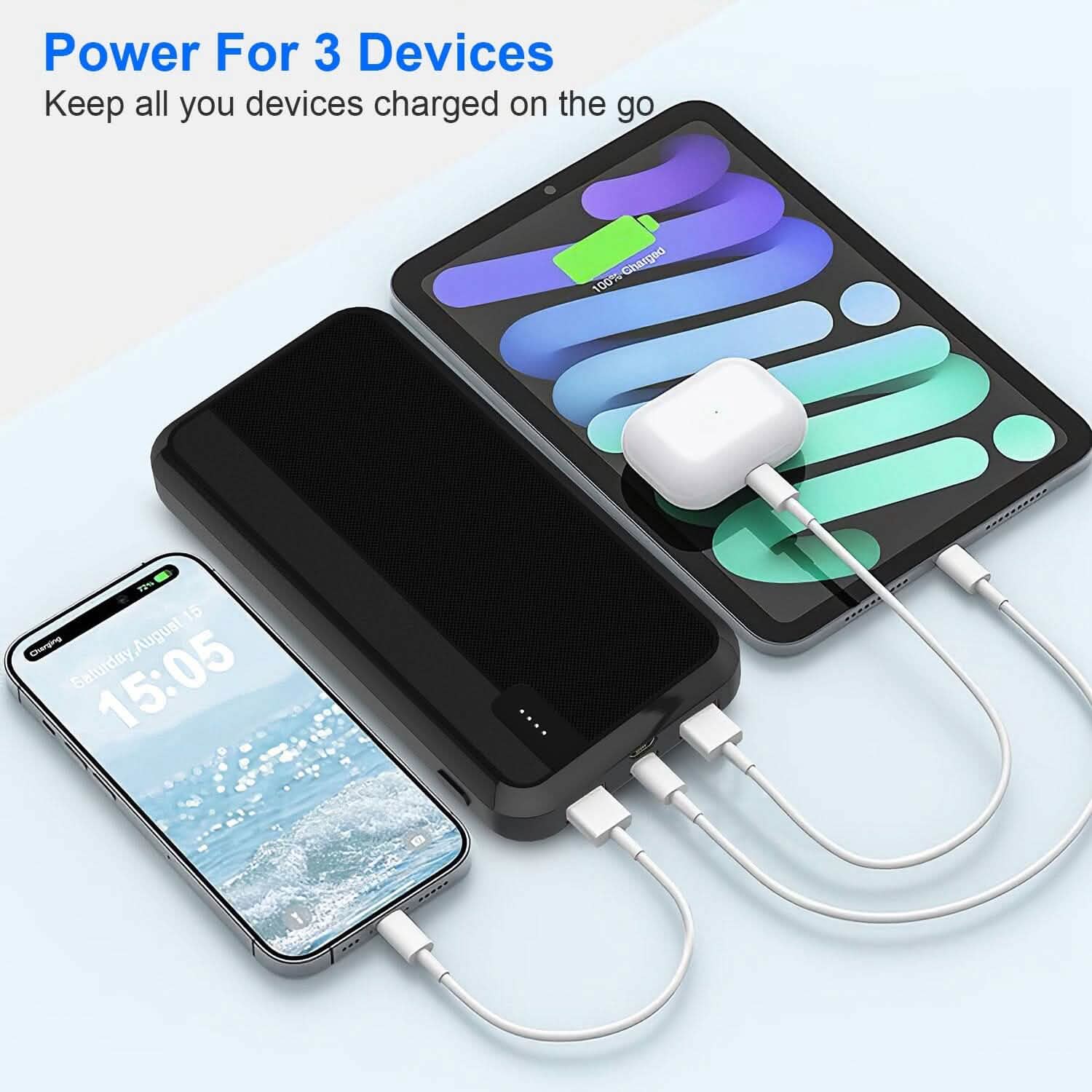 10000mAh or 20000mAh PD22.5W Fast Charging Portable Power Bank DailySale
