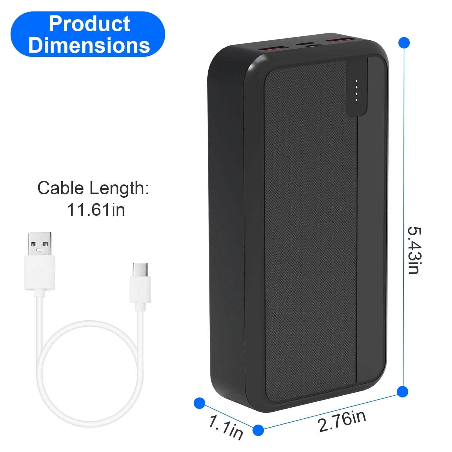 10000mAh or 20000mAh PD22.5W Fast Charging Portable Power Bank DailySale