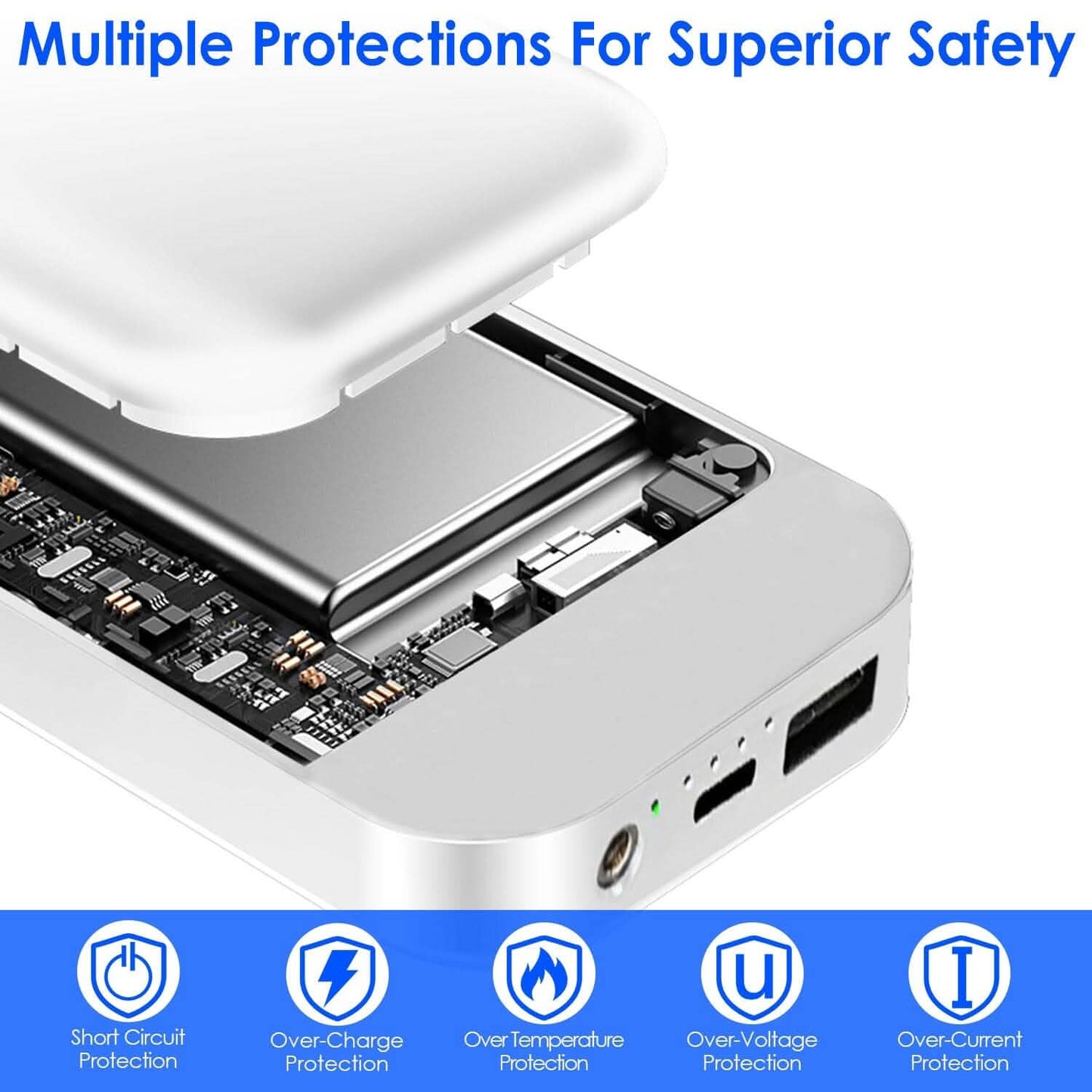 10000mAh Portable Charger Battery Pack for Heated Blanket Vest Jacket DailySale