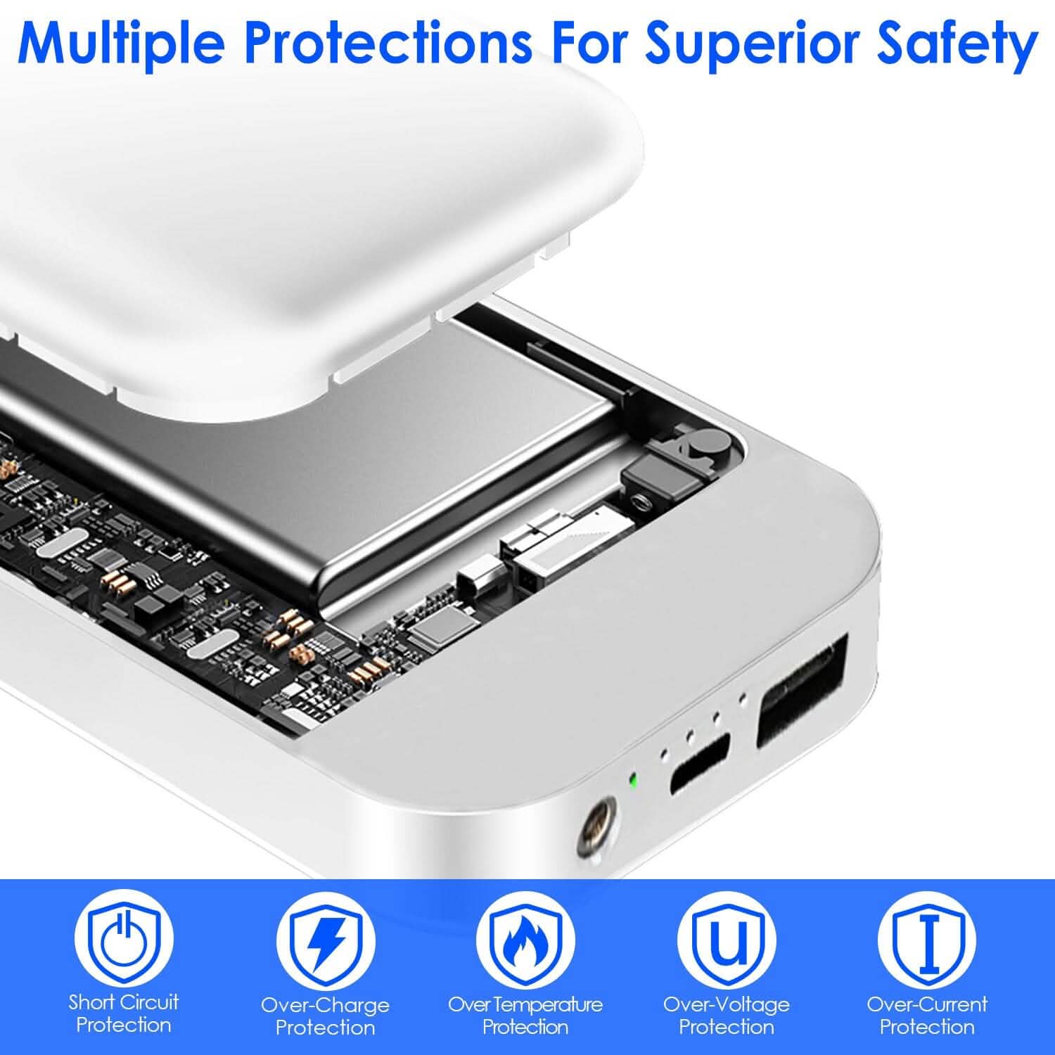 10000mAh Portable Charger Battery Pack for Heated Blanket Vest Jacket DailySale