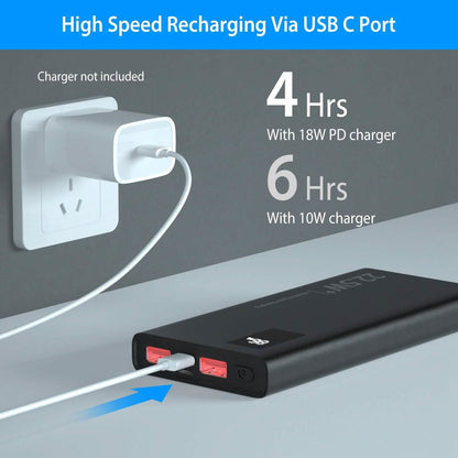 10000mAh Power Bank Portable Charger External Battery Pack DailySale