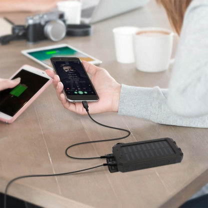 10000mAh Solar Power Bank External Battery Pack DailySale