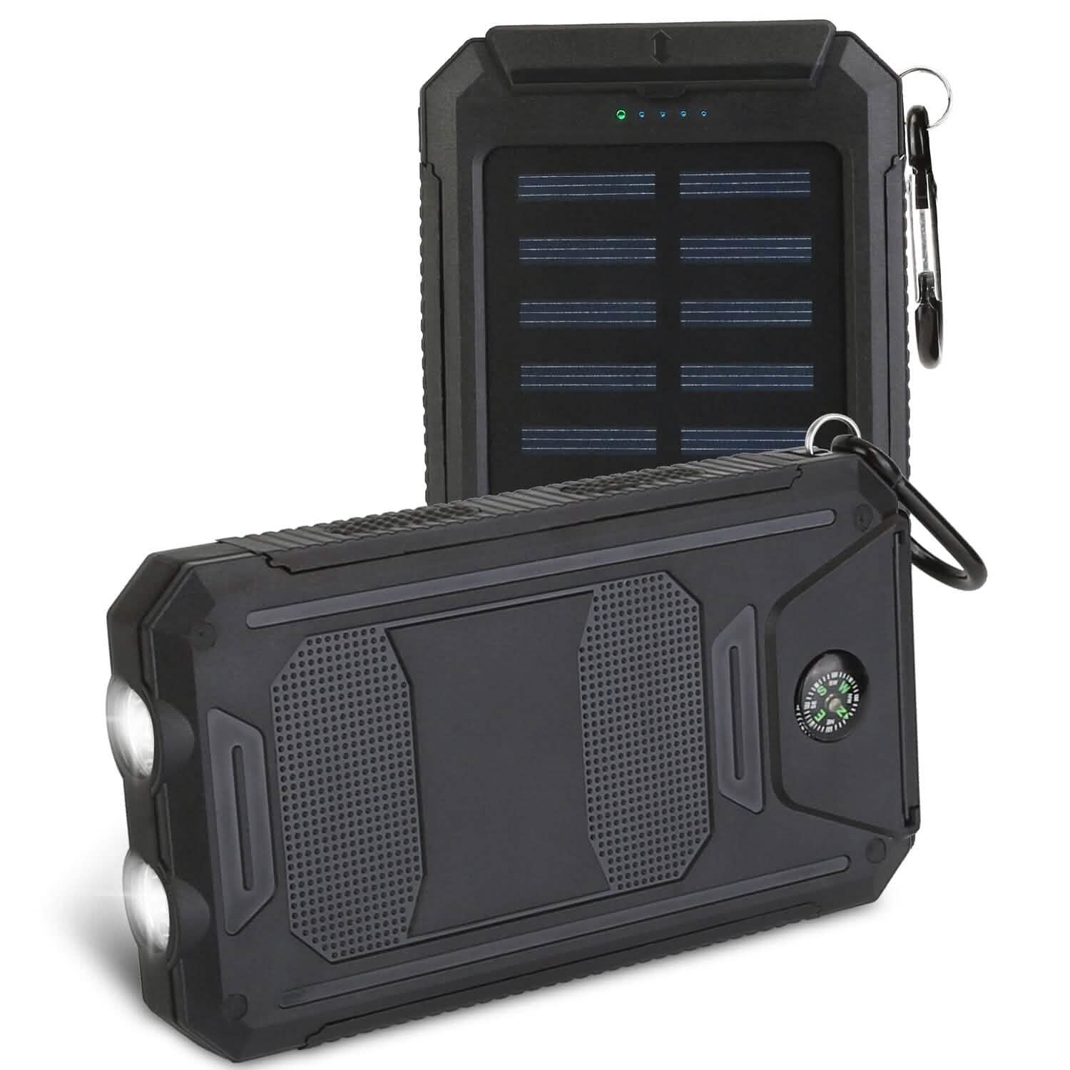 10000mAh Solar Power Bank External Battery Pack DailySale