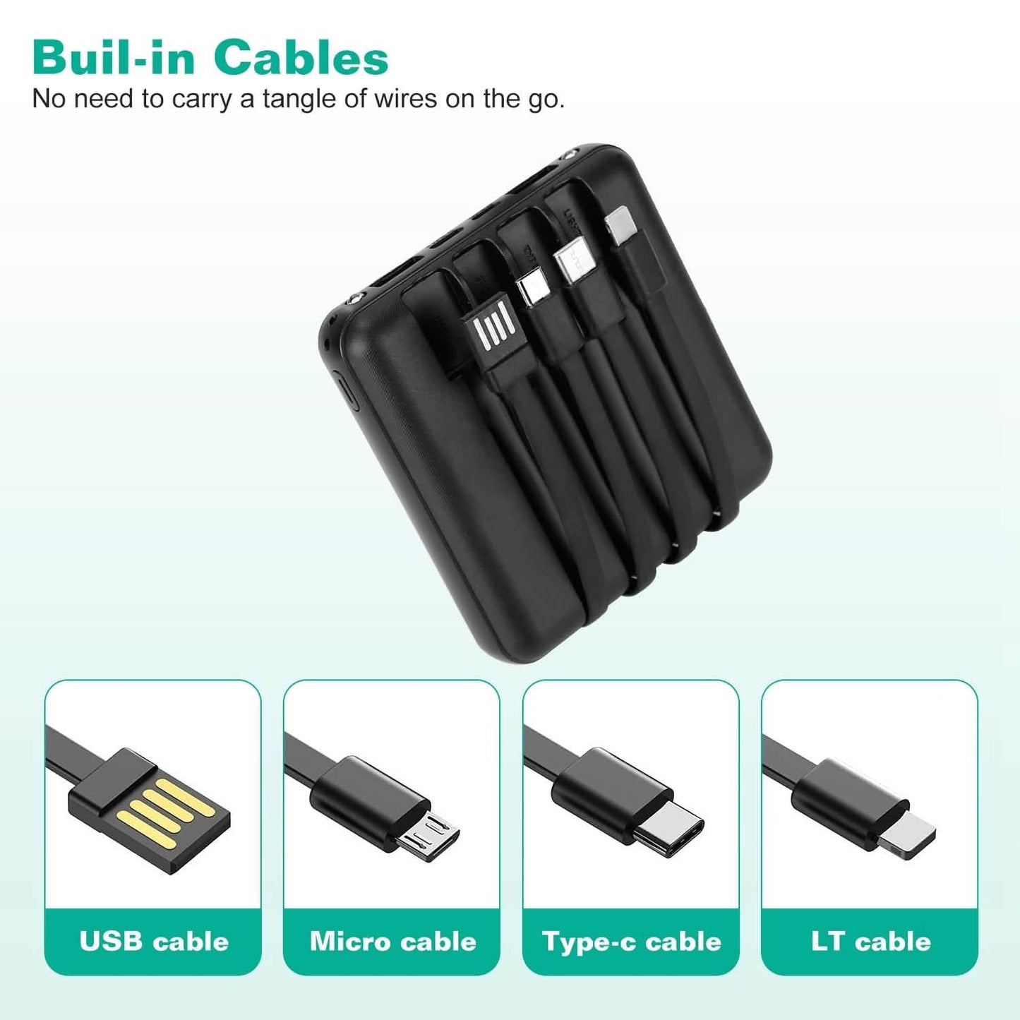 1000mAh Portable Charger Power Bank DailySale