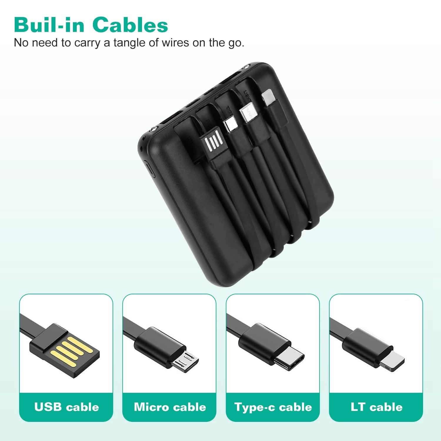 1000mAh Portable Charger Power Bank DailySale