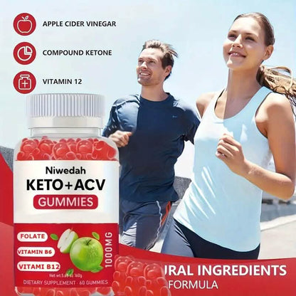 1000mg Keto+ACV Niwedah Apple Cider Vinegar Gummies DailySale