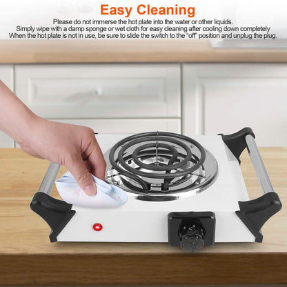 1000W Electric Burner Portable Coil Heating Hot Plate Stove Countertop DailySale
