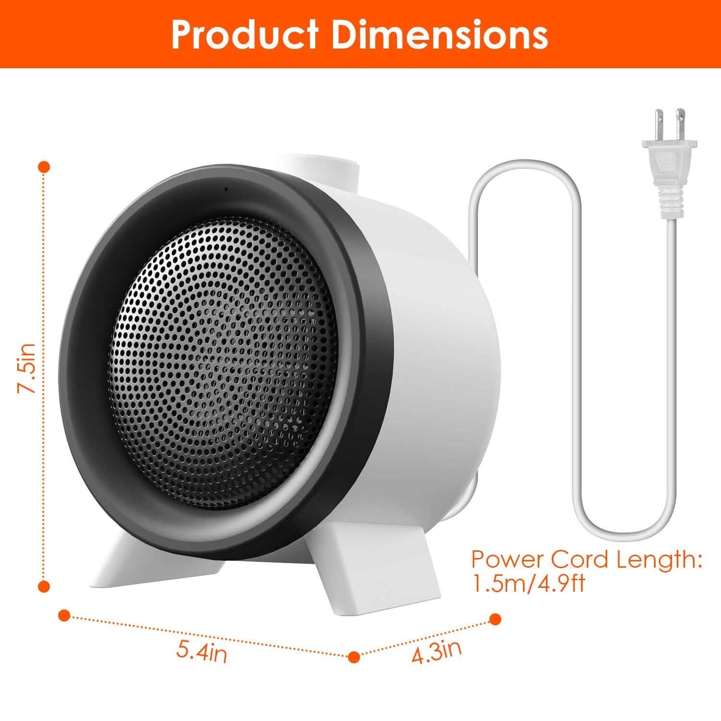 1000W Electric Space Heater Fan DailySale