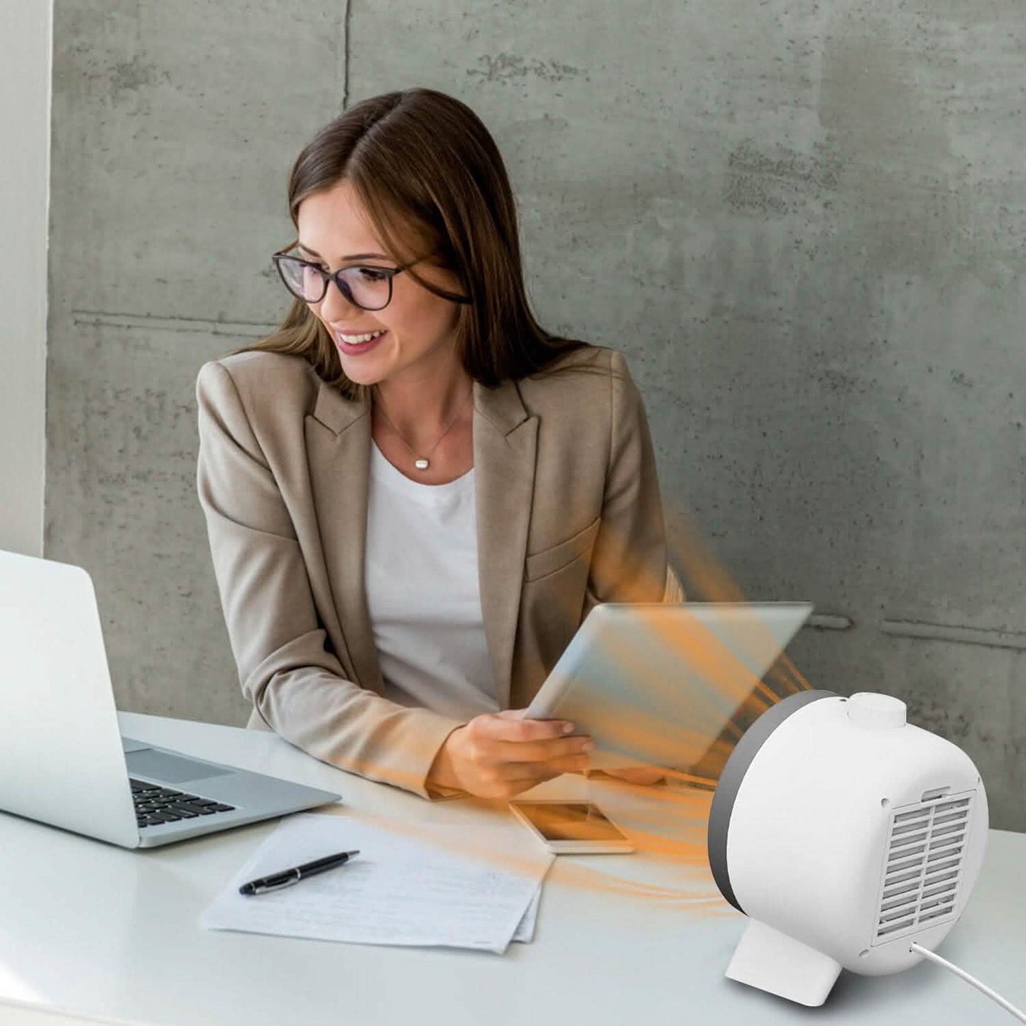 1000W Electric Space Heater Fan DailySale