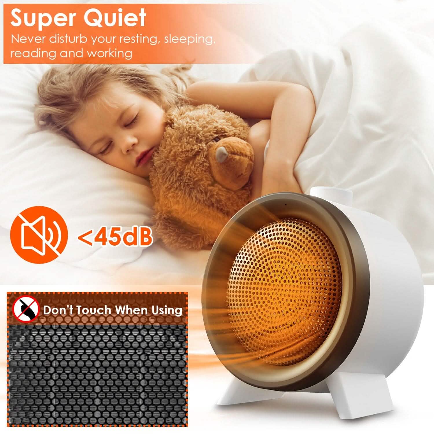 1000W Electric Space Heater Fan DailySale