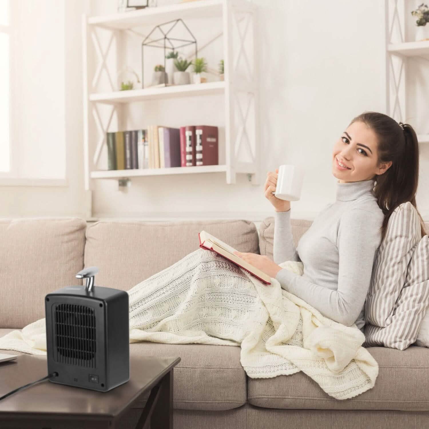 1000W Portable Electric Space Heater DailySale