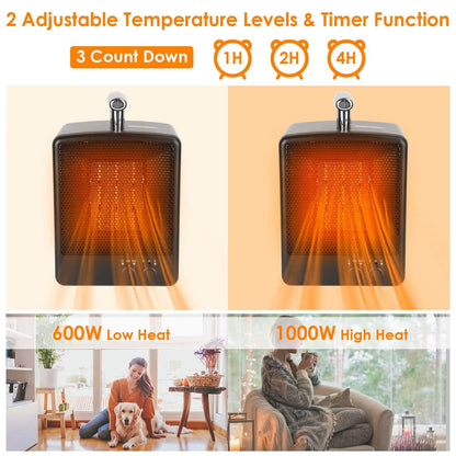 1000W Portable Electric Space Heater DailySale