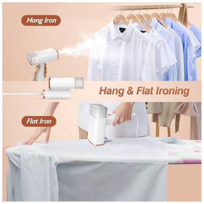 1000W Portable Handheld Clothes Steamer with Brush Foldable DailySale