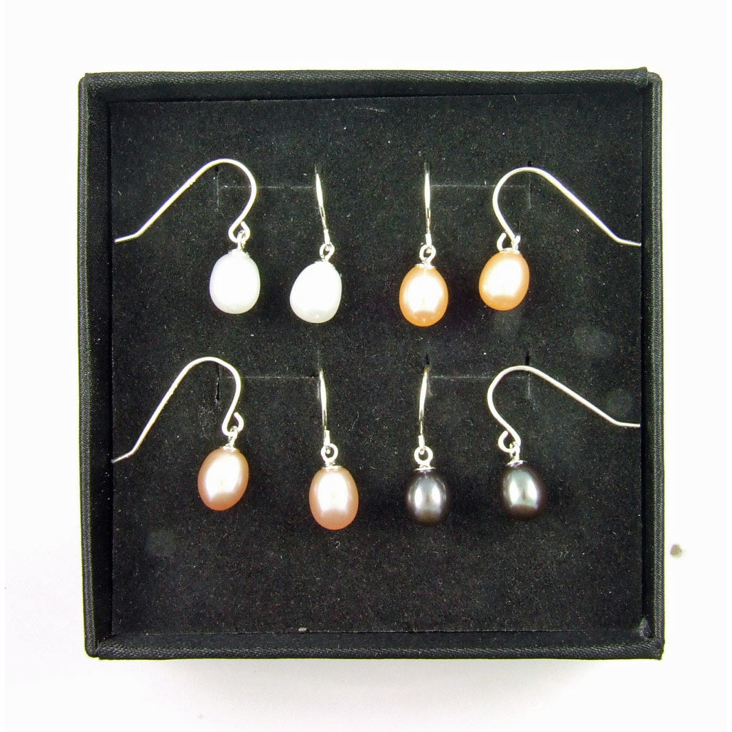 Natural Fresh Water Pearl Jewelry sets Sterling Silver Bids.com
