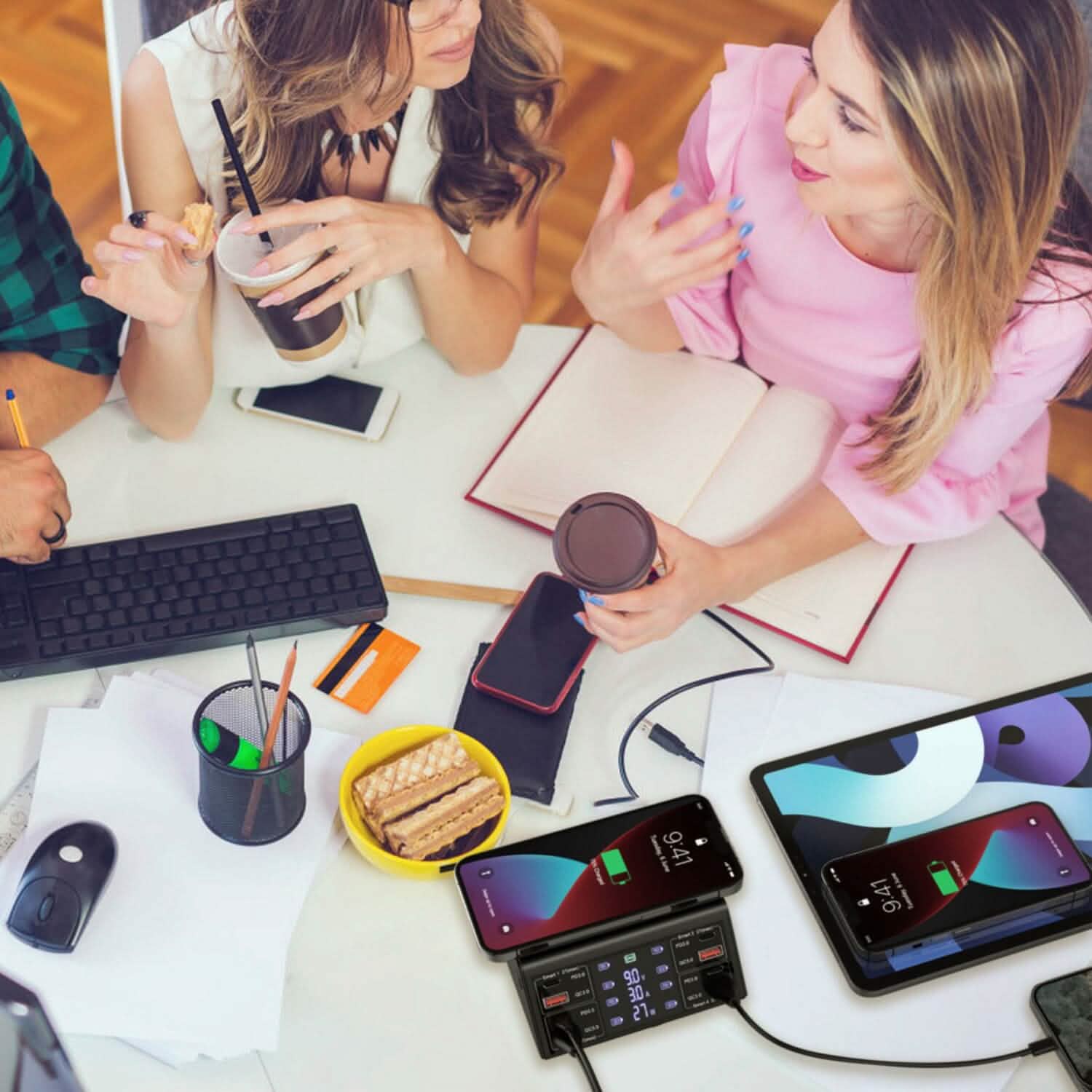 100W USB Charging Station 8-Port Charging Hub DailySale