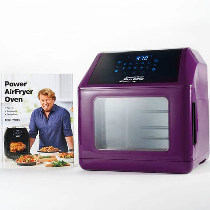 Power Air Fryer 10-in-1 Pro Elite Oven 6-qt with Cookbook (Refurbished) DailySale