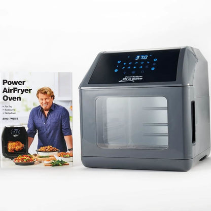 Power Air Fryer 10-in-1 Pro Elite Oven 6-qt with Cookbook (Refurbished) DailySale