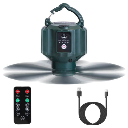10400mAh USB Battery Powered Hanging Tent Lantern Fan Power Bank DailySale