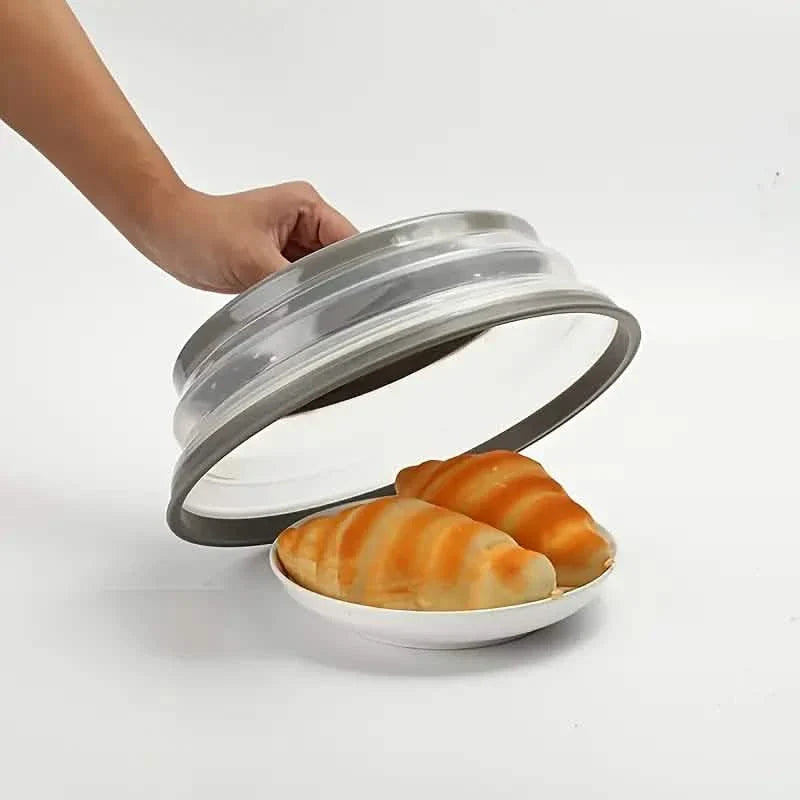 10.5 inch Collapsible Food Plate Lid Cover DailySale
