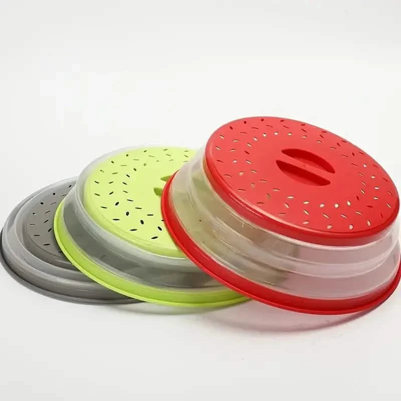 10.5 inch Collapsible Food Plate Lid Cover DailySale